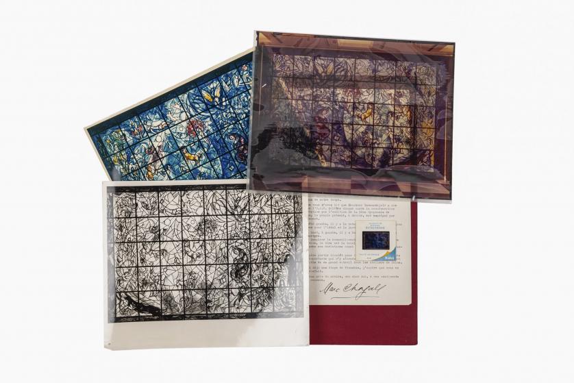 Marc Chagall. Maqueta libro y carta frimada