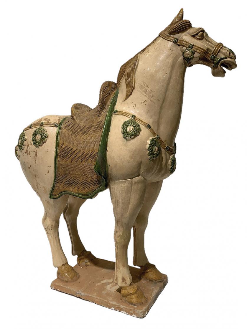 Figura de caballo Sancai
