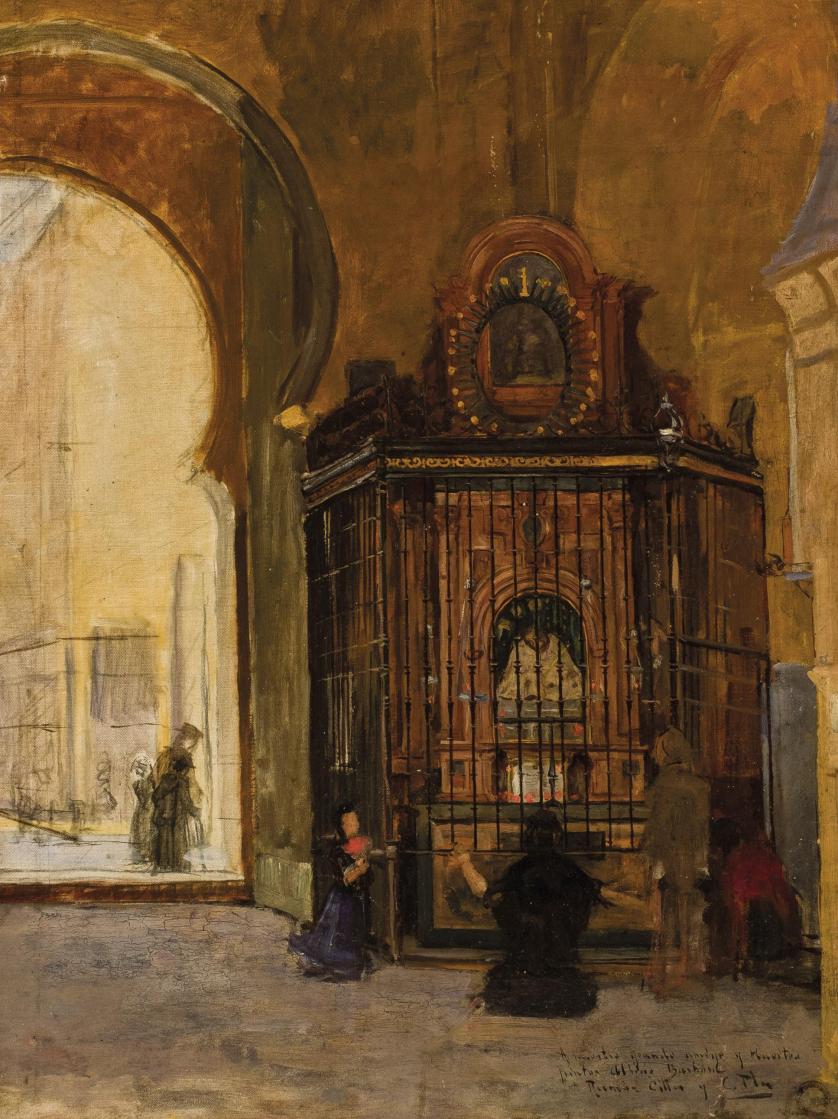 Cecilio Pla. Interior de la catedral