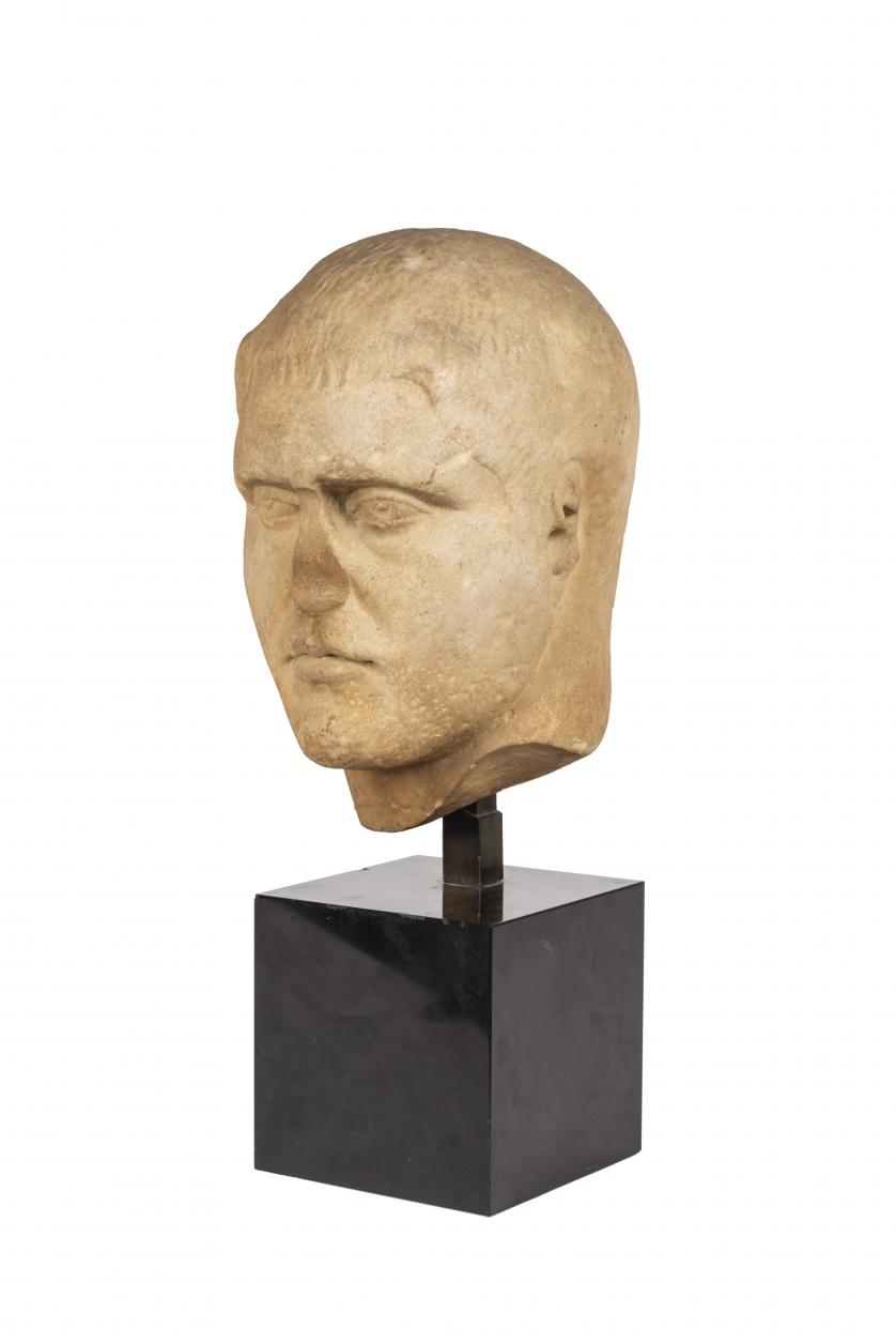 Roman marble face