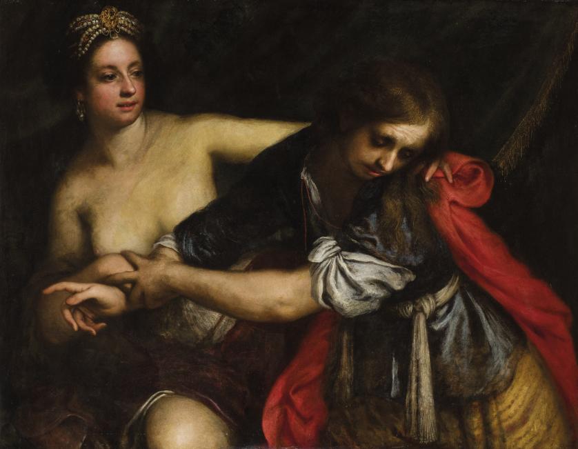 Girolamo Forabosco. José y la mujer de Putifar