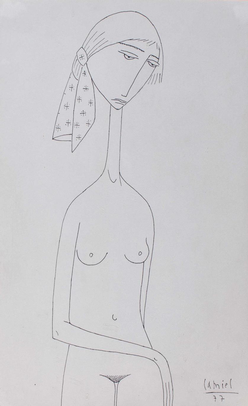 José Lamiel Asensio. Desnudo femenino