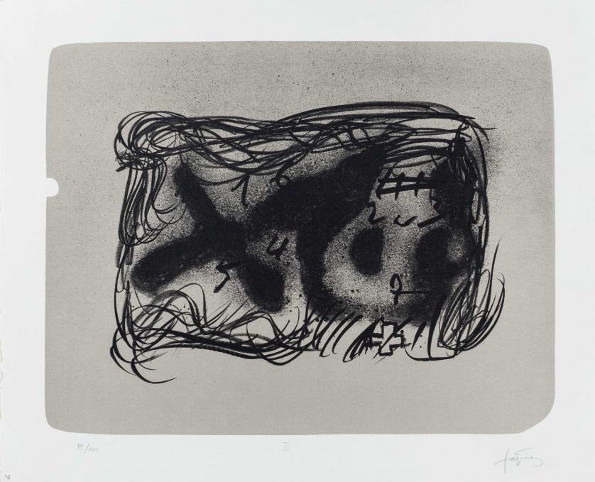 Antoni Tapies. Lithography