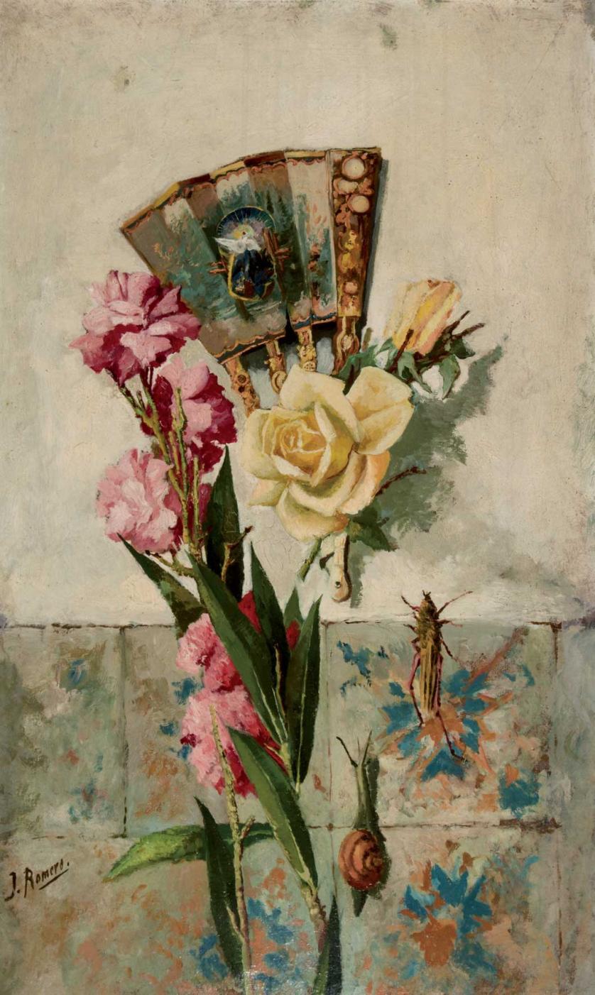 *J. Rosemary. comb and roses