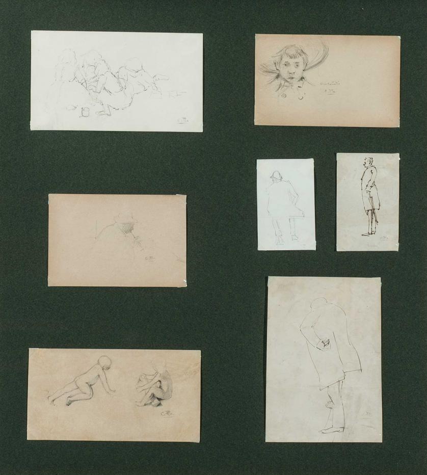 Cecilio Pla. seven drawings