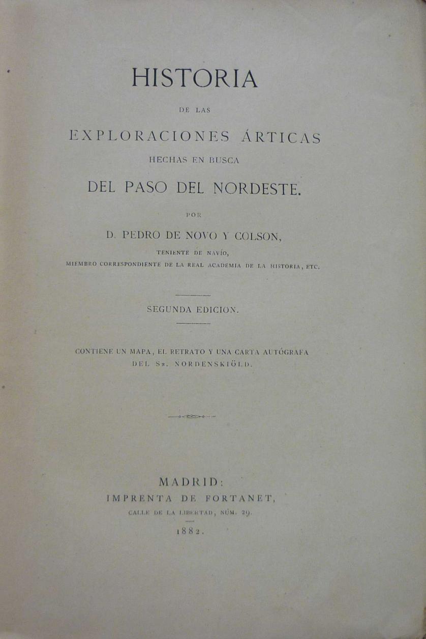 New. History of arctic explorations