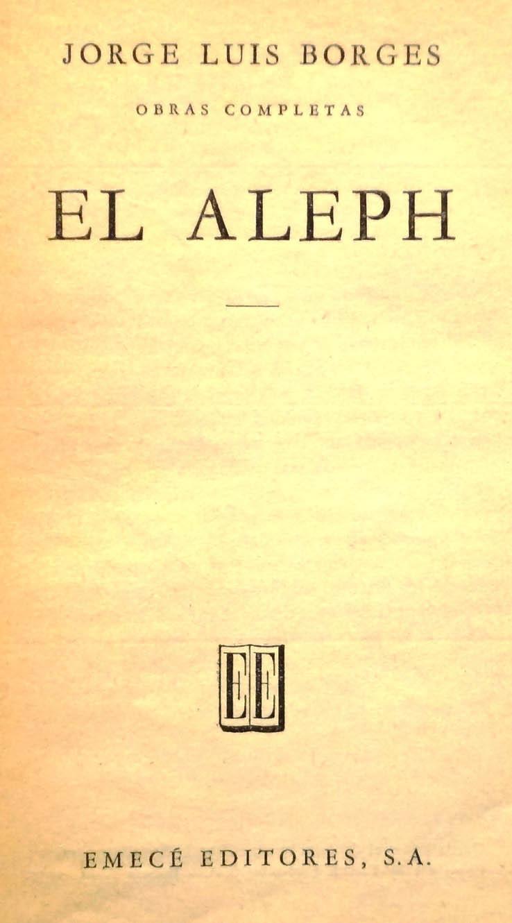 Borges. El Aleph