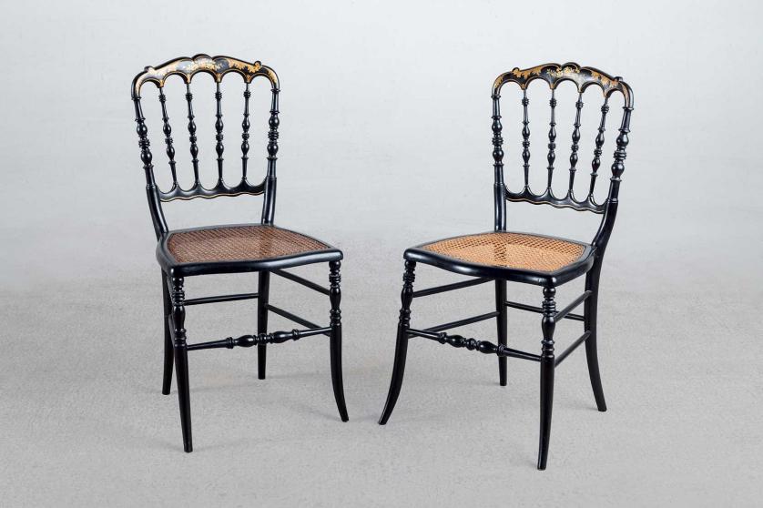 Pair of Alphonsine chairs