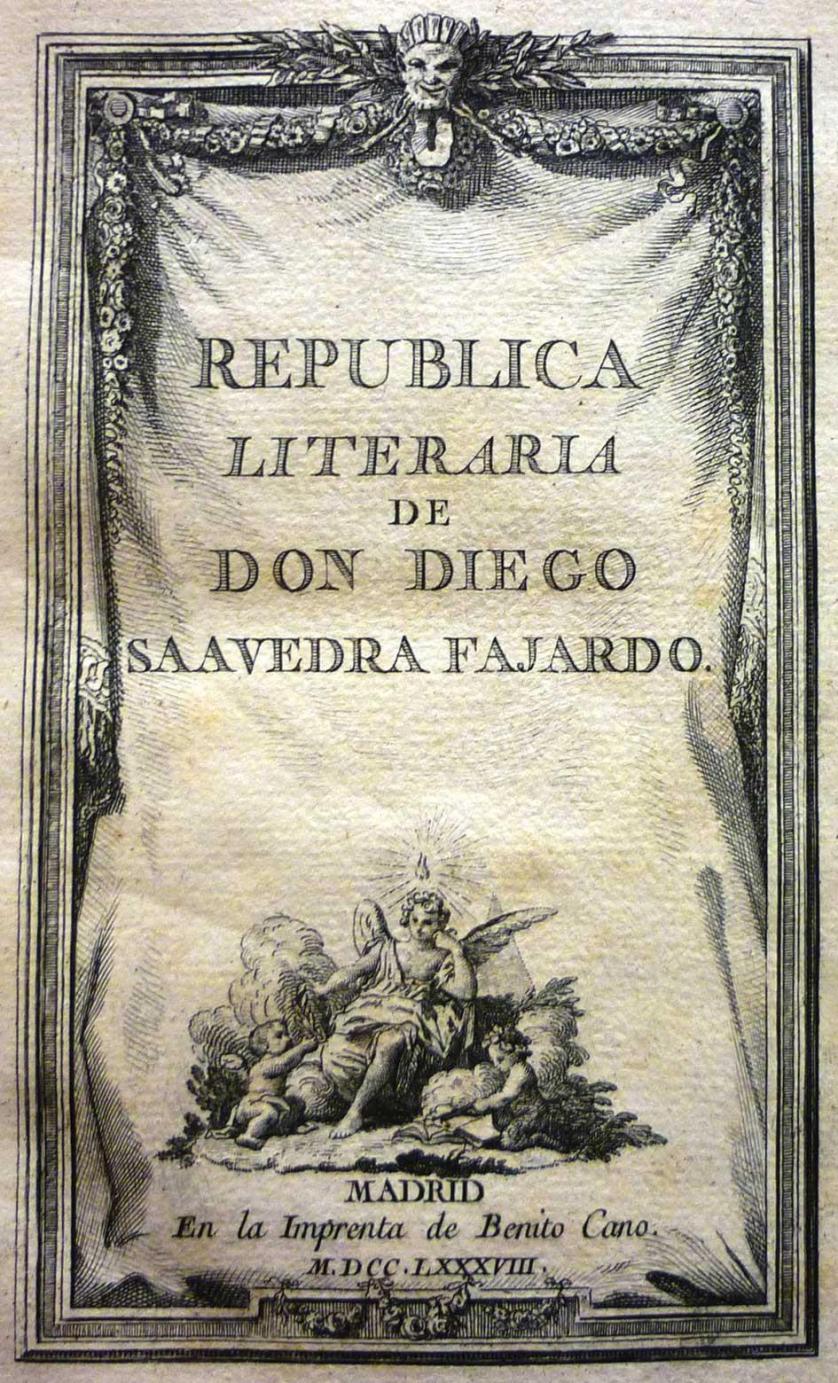 Saavedra Fajardo. República literaria