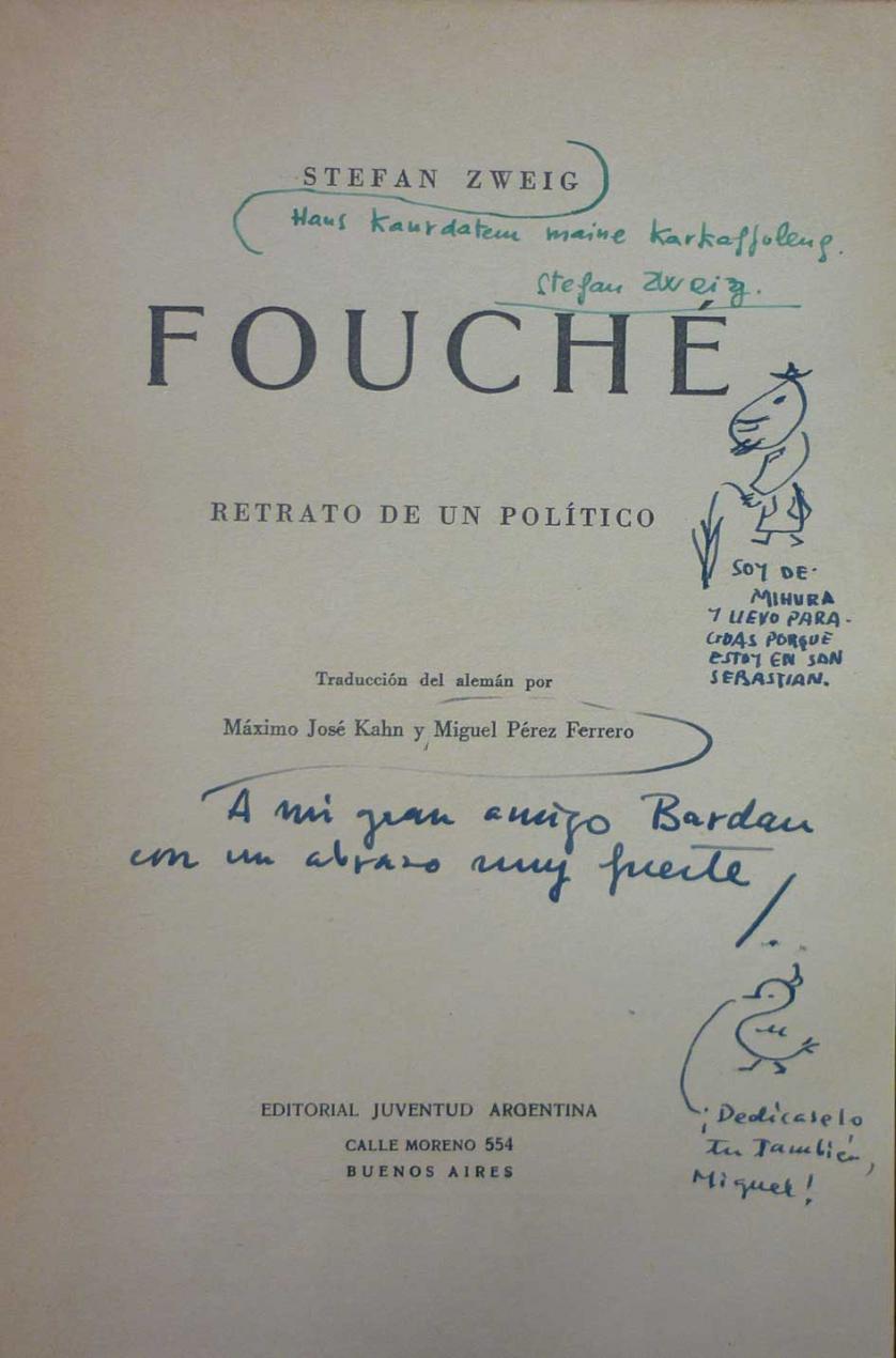 Zweig. Fouché, retrato de un político