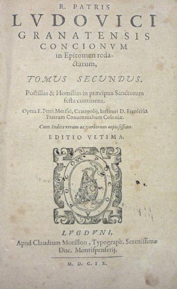 Ludovici Granatensis. Concionum