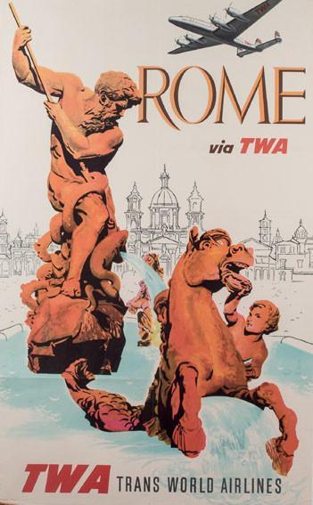 Rome via TWA