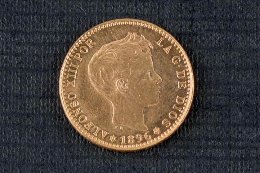 20 pesetas de oro. Alfonso XIII. 1896-62.