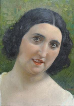 Juan Jose Garate Clavero. Portrait of Gloria