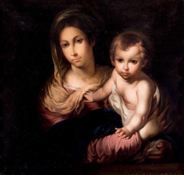 Ventura de los Reyes Corradi. Virgen con Niño