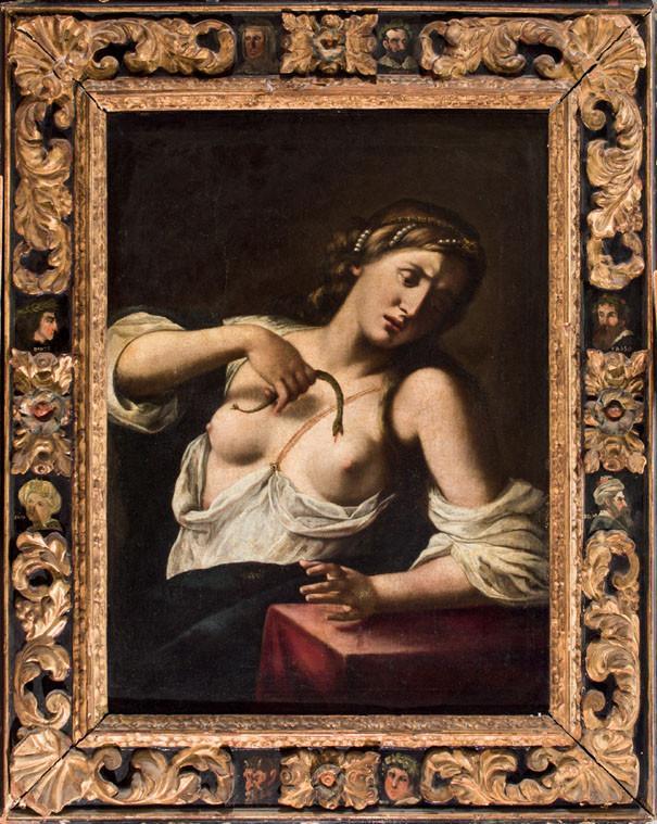 Círculo de Guido Reni. Cleopatra