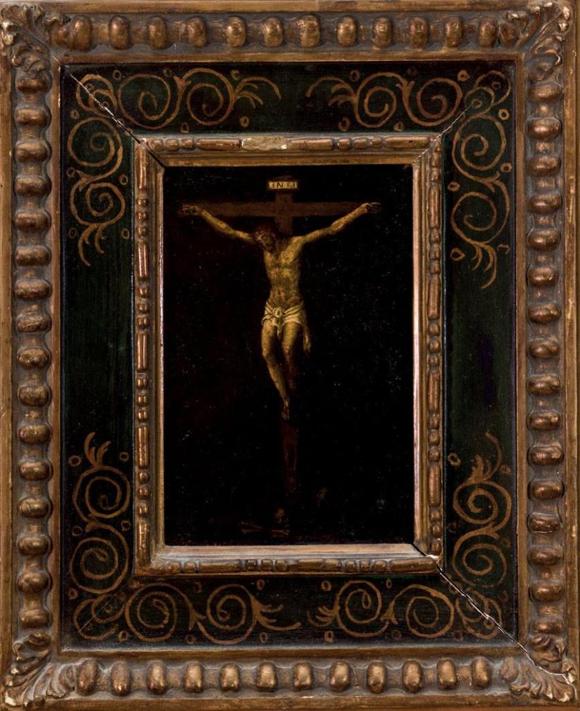 Escuela Española S. XVII. Cristo en la cruz