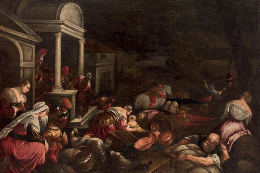 Workshop of Bassano. The cleansing of the temple