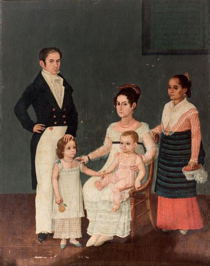 Juan Arzeo. Retrato de la familia Azcárraga