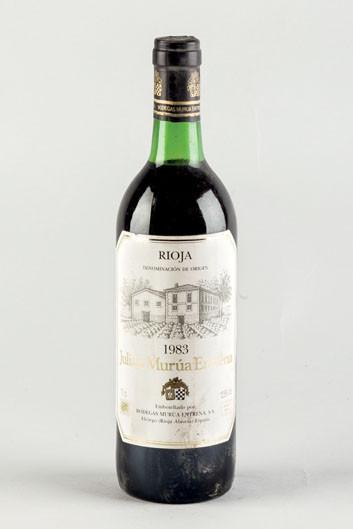 Doce botellas Rioja Julián Murúa 1983