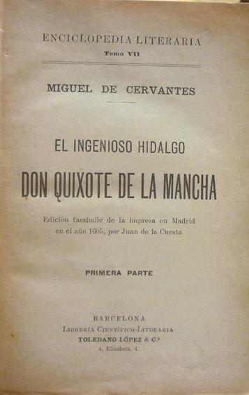 Cervantes. Don Quijote. 2 vols.