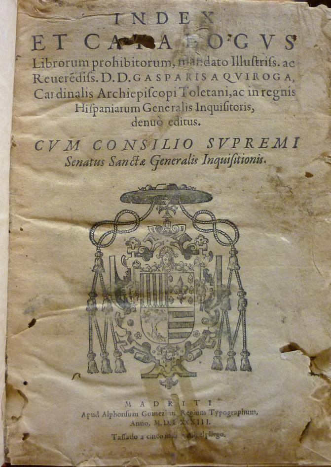 Index et catalogus librorum prohibitorum