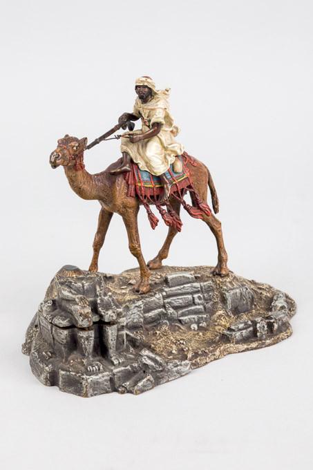 Franz Xaver Bergmann. Beduino en camello
