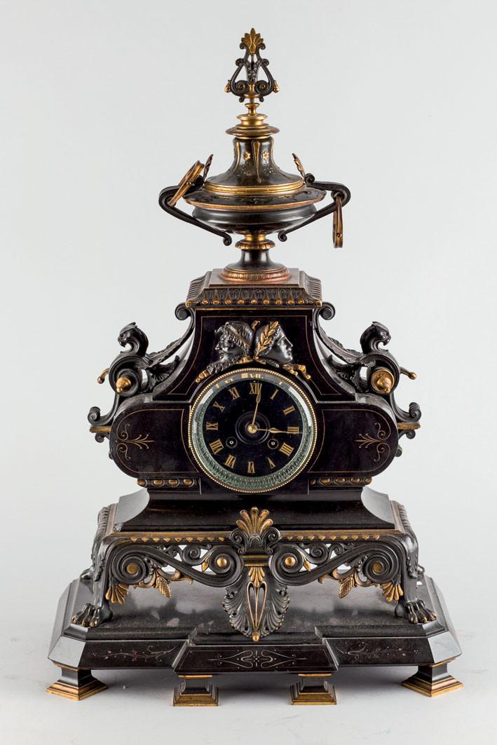 Reloj de sobremesa Napoleón III. S. XIX