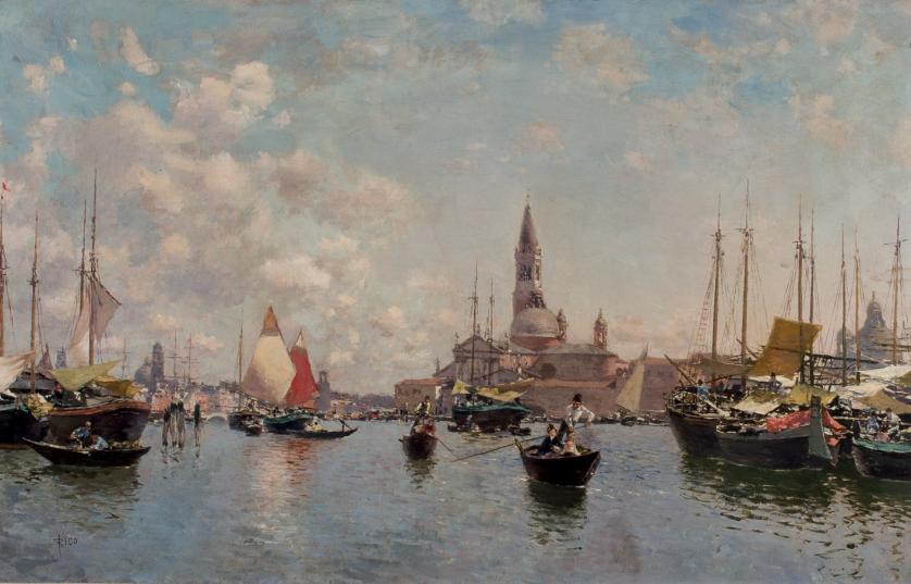 Martín Rico y Ortega. Vista de Venecia