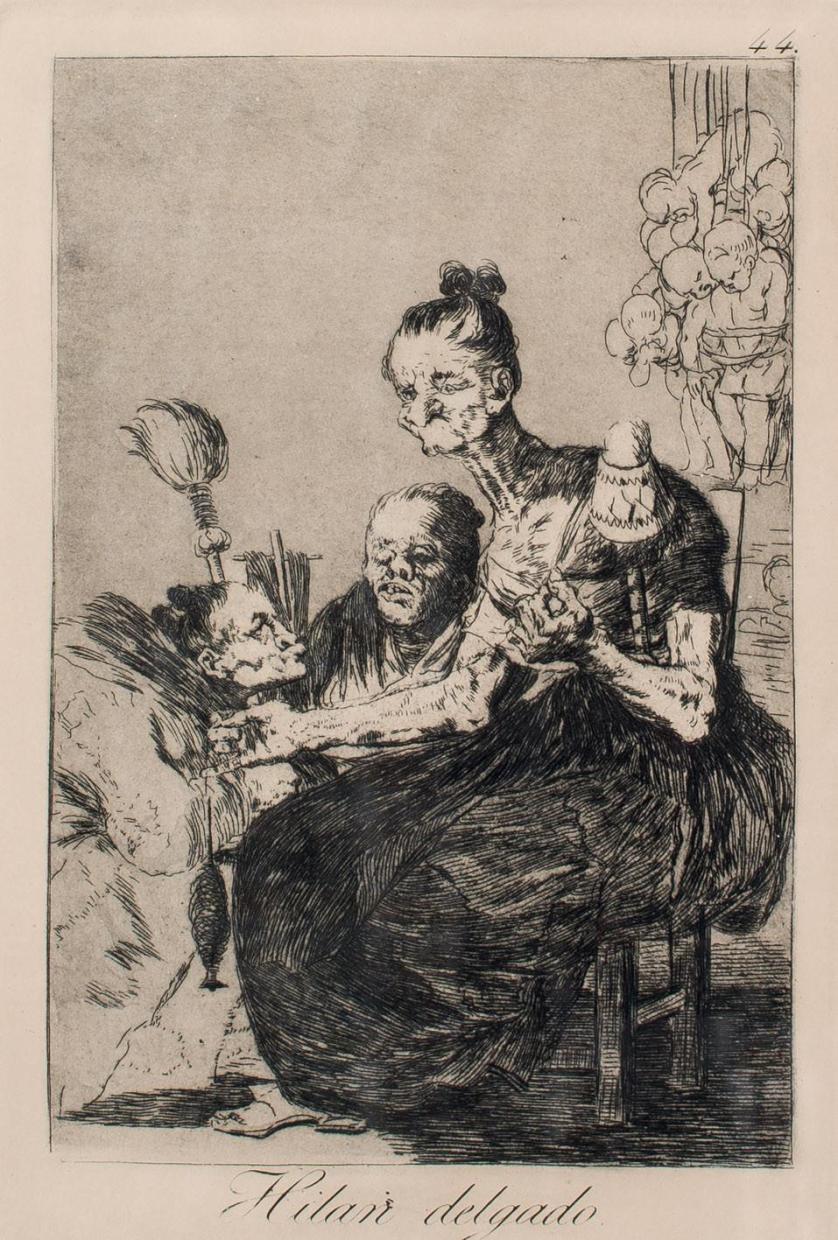 Francisco de Goya. Hilan delgado
