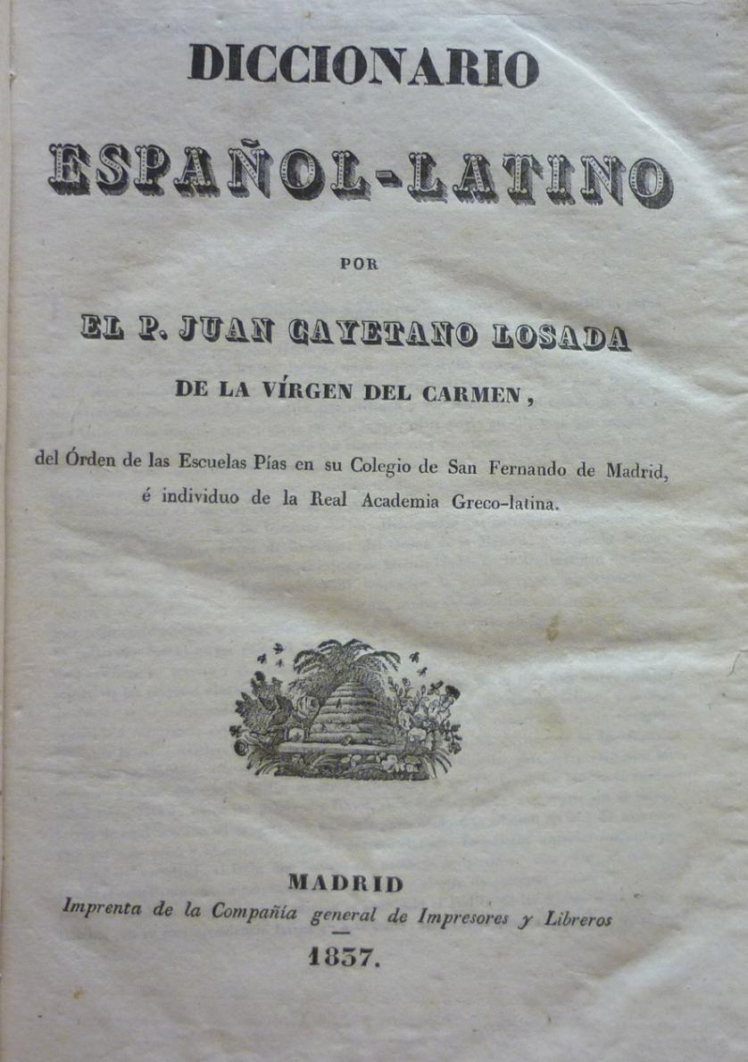 Losada. Diccionario español-latino