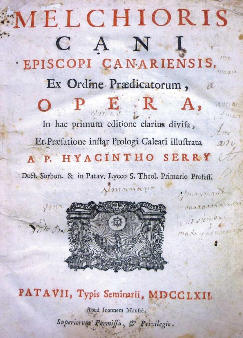 Melchioris Cani Opera