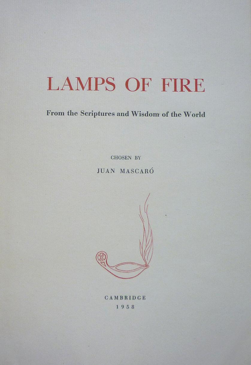 Mascaró. Lamps of fire
