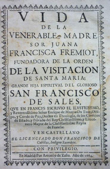 Venerable madre Sor Juan Francisca Fremiot
