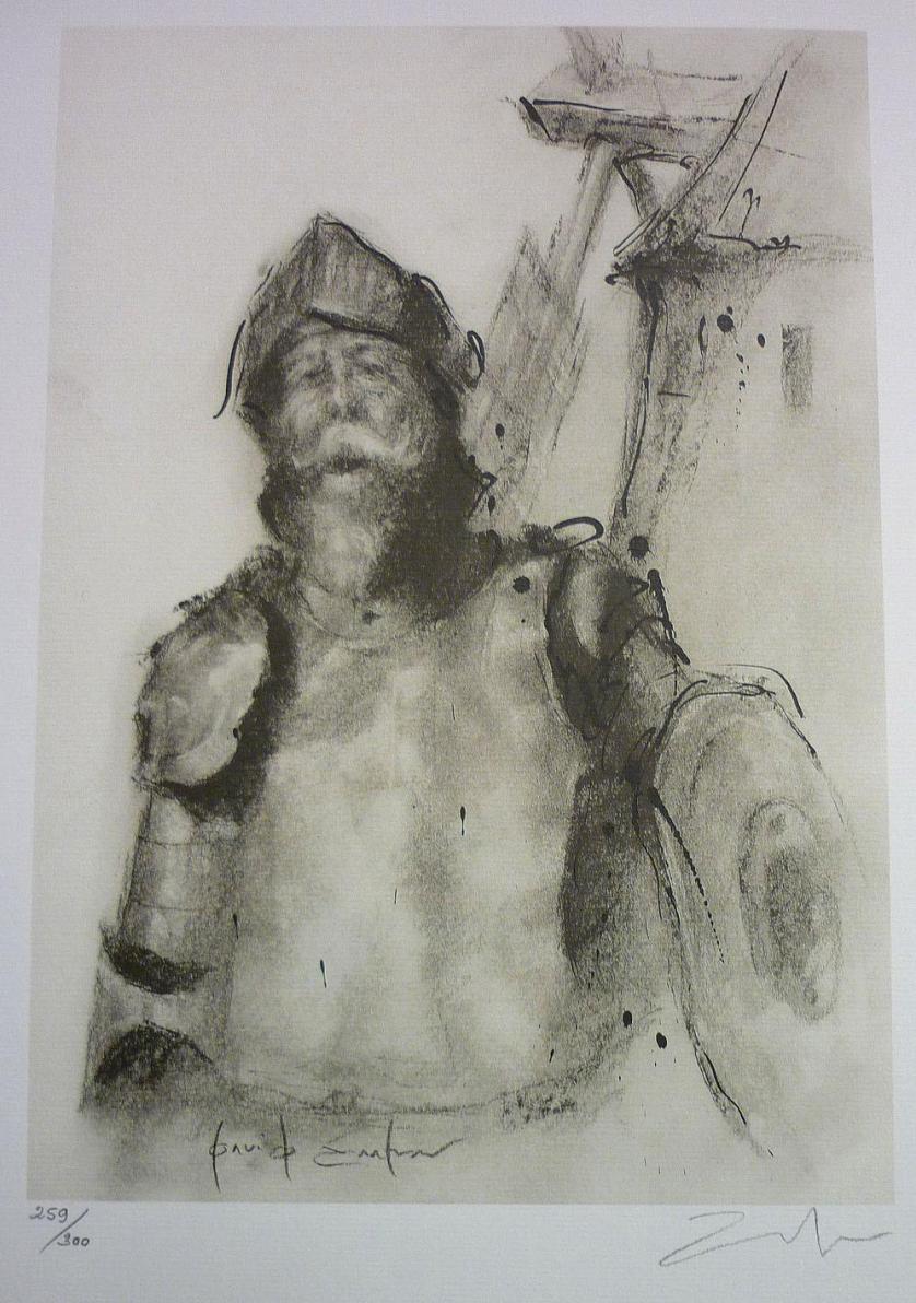 Portraits of Don Quixote. Zaafra lithos