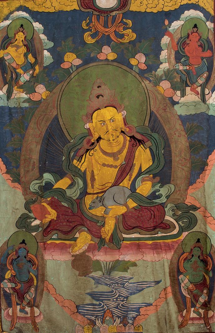 old tibetan silk