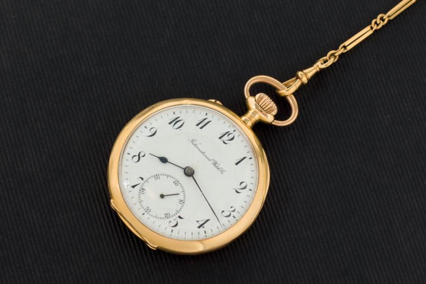 Reloj de bolsillo IWC en oro de 18K