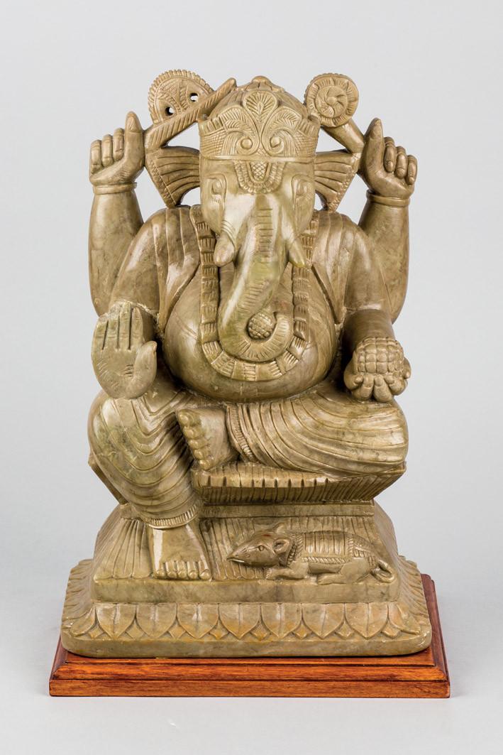 Figura de Ganesha de serpentina
