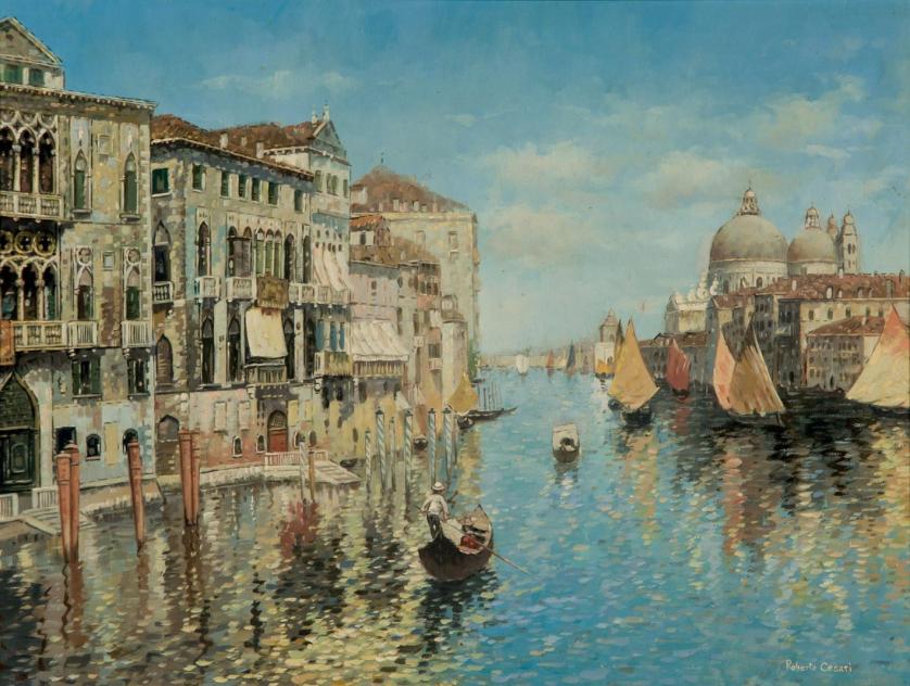 Roberto Cesari. Canal veneciano