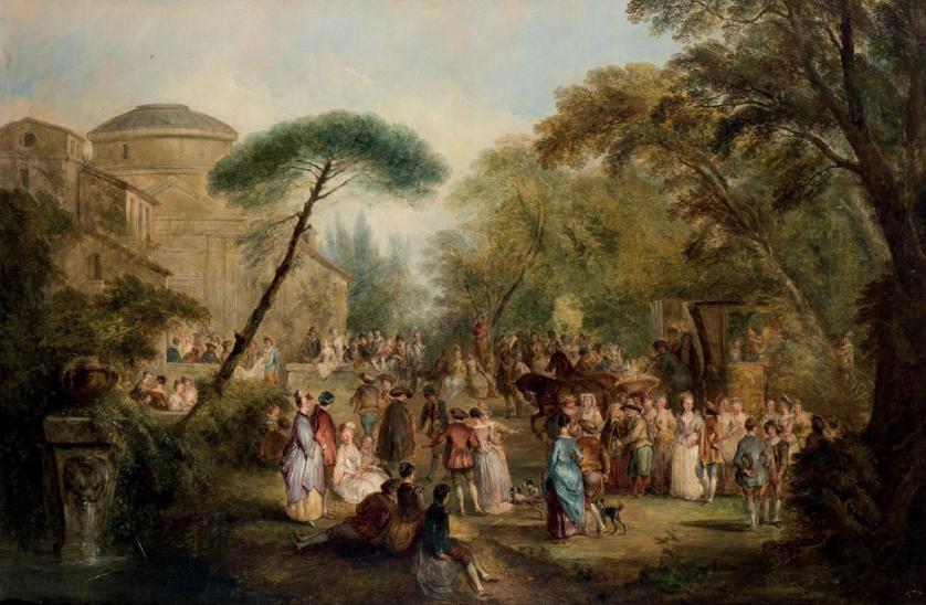 Henry Andrews. Party in the countryside