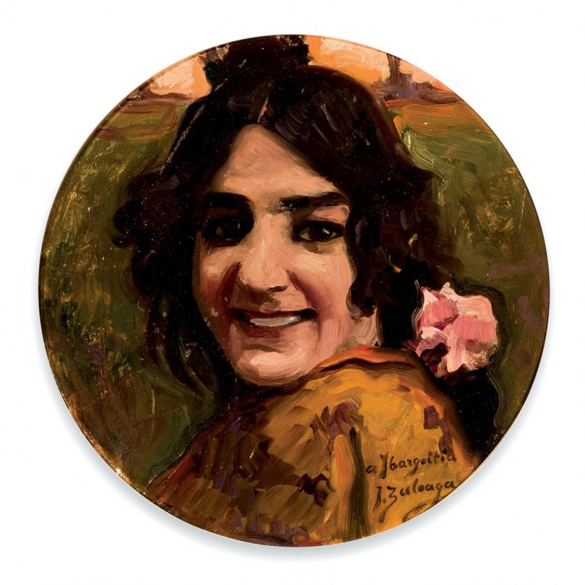 Ignacio Zuloaga Zabaleta. portrait of a lady