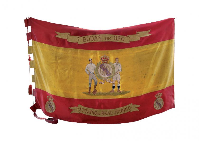Bandera conmemorativa R. Madrid, 1952