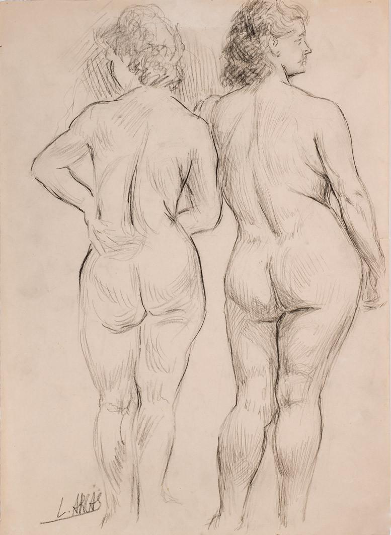 Luis Arcas Brauner. female nudes