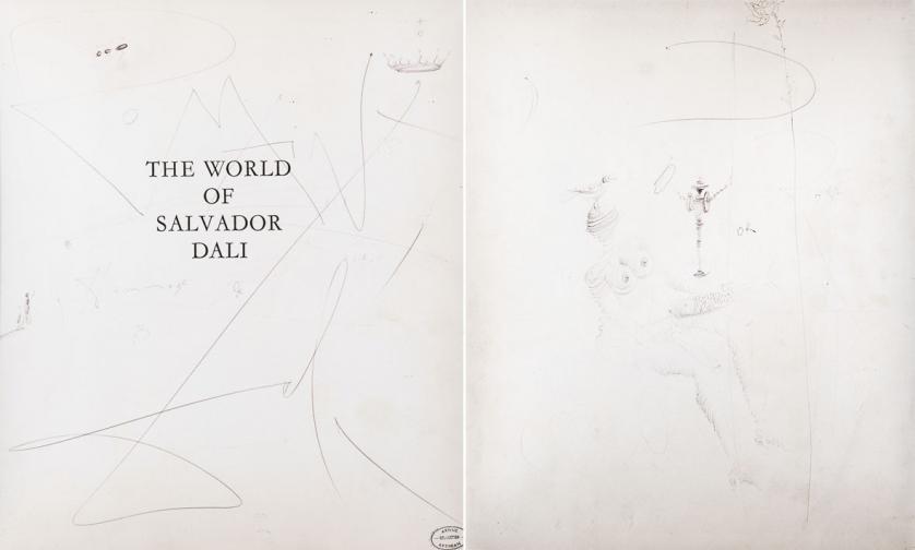 Salvador Dalí. Dos dibujos para Rosa Romain