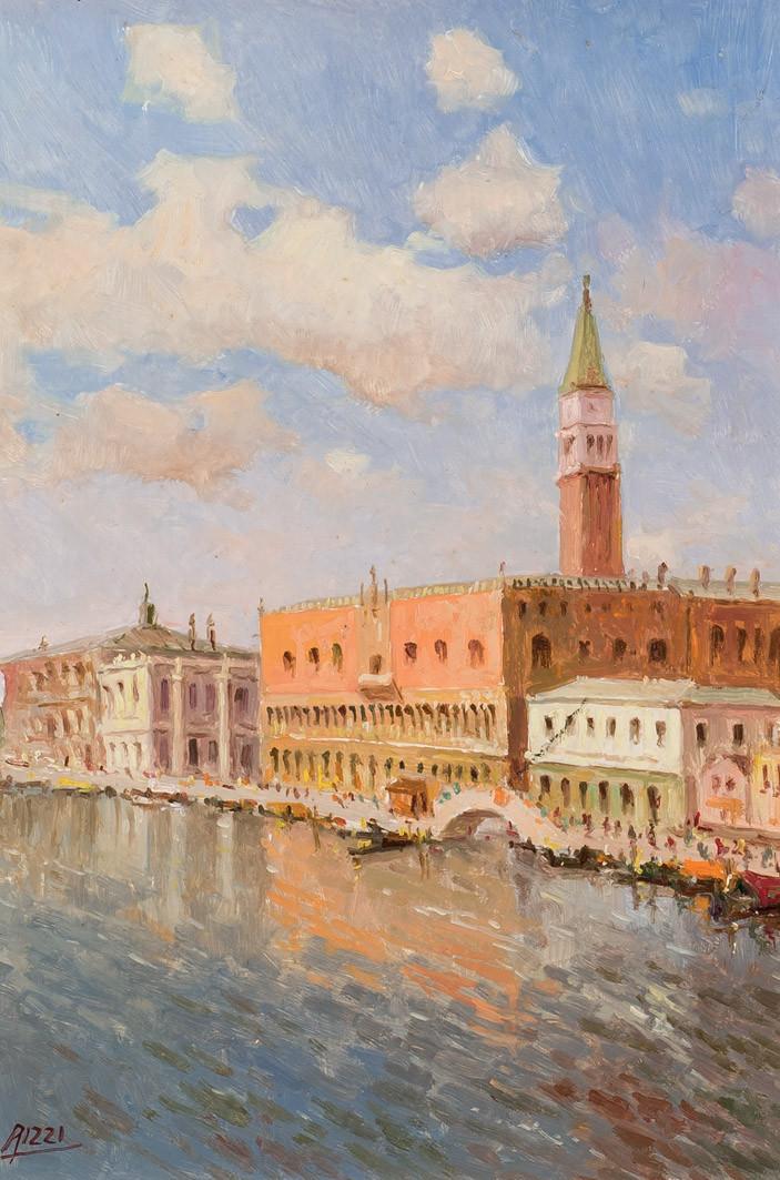 Antonio Rizzi. Vista de Venecia