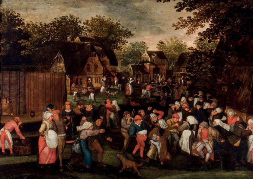 Seguidor de Pieter Brueghel el Joven. Baile