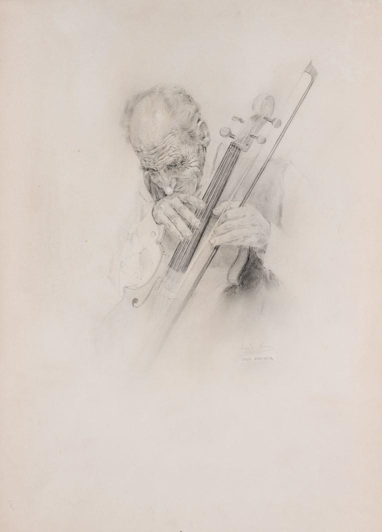 Vicente Alonso. Viejo violinista