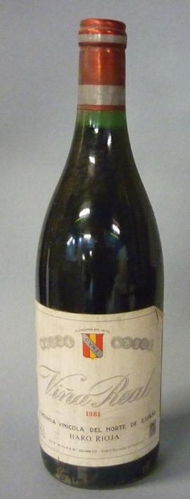Catorce botellas Rioja Viña Real 1981