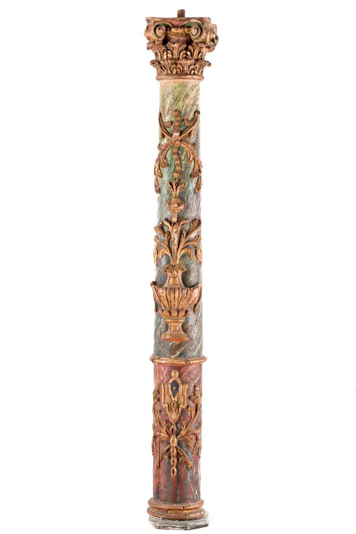 Columna barroca. S. XVII