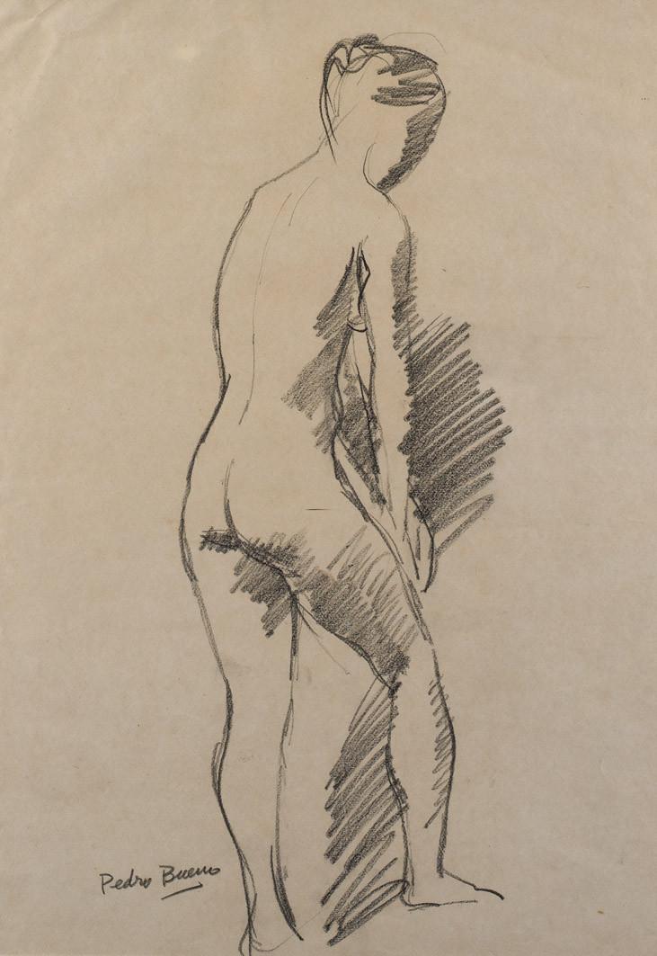 Pedro Bueno. Desnudo femenino